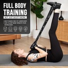 Elastic Yoga Strap With 11 Loops     Premium Stretch Band For Flexibility  Physica