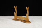 Sword Stand 2-tier Japanese Samurai Sword Holder Katana Display Wood Stand