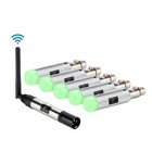 2 4g Wireless Dmx512 Transmitter Rechargeable Stage Dj Light Receiver Us uk eu