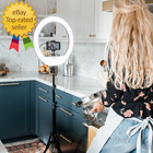 Led Ring Light For Videos  Selfies  Live Streaming 18    Circle Light With Stand