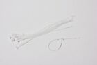 5000 5  Secur-a-tie Adjustable Beaded Loop Tie Fasteners Clear Color No Gun Need