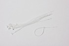 5000 Clear 5  Adjustable Beaded Loop Tie Fasteners No Tagging Gun Needed Tags