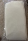White Crib Rail Cover Guard Soft Breathable Nursery Protector Baby Bedding