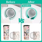 Zocone Sublimation Tumblers Wrap Set For Cricut Mug Press Accessories  3 Thic   