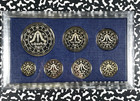 1974 Nepal 7x Coin Proof Set Lot b3171 Including Silver  With Case   C o a 