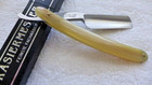 Nos 6 8 Size Heribert Wacker Straight Razor  Round Point  Blond Horn