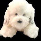 1985 R  Dakin 19  Rare Realistic  Shaggy Dog Plush Stuff Animal