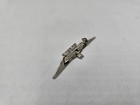 Vintage American Airlines Silver Metal Pilot Wings Lapel Pin 2 