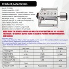 Cnc Cf Frame Terminator V2 Starter W rubber Cap For 80cc-250cc Rc Plane