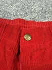 Vintage 80   s Op Ocean Pacific Long Riders Red Corduroy Shorts Surf Nwt Size 40