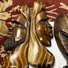 African Mask  antique Hand Carved Wood Mask Lot Of  10