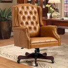 High Back Leather Office Chair Executive Office Desk Task Computer Chair
