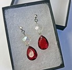 Phantom Of The Opera Earrings W stage Used Beads From Chandelier