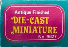 Antique Finished Diecast Miniature Fire Truck Pencil Sharpener  9627  New In Box