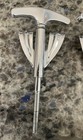  5  Vintage 1960-70   s Ludwig Classic Bass Drum Tension Rods   Claws  nice 