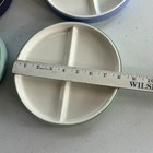 Elk And Friends 6 5  Kids 10 Porcelain White Plates With Silicone Sleeves