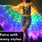Led Isis Wings For Worship Festival Cosplay Angel Wings Belly Dance Led Wings