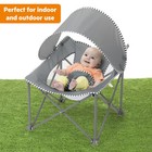 Bright Starts Pop  n Chill Travel Seat  Grey