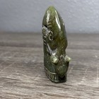 Chinese Antique Carved Jade Cat Feline Sculpture Hollow Out Lucky Stone 2 75   