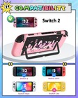 6in1 Kits Accessories Bundle For Nintendo Switch 2 2025 - Cute Carrying Case    