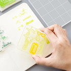6pcs Acrylic Stamping Block  Clear Acrylic Block For Stamping  Stamp Block Decor