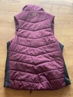Noble Outfitters Equestrian Vest Burgandy   Black Nice Women s Size Xl