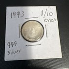 1993 Mexico Libertad 1 10 Oz  Silver Coin