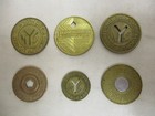 6 Different New York City Transit Authority Subway Train Bus Tokens Nyc Mta