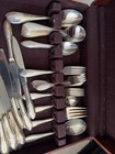 Vintage Wm  Rogers Mfg  Co  Original Rogers Silverplate Flatware Set     58 Pieces