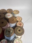 Belding Corticelli  Wood Thread Spools X22  Cotton Silk Clarks Hammond Etc Vtg