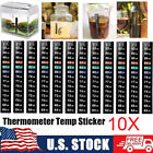 10 Dual Fish Tank Aquarium Thermometer Temperature Sticker Celsius Fahrenheit   c