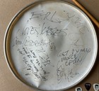 Cheap Trick  2000 Tour Signed Drumhead  Drumstick  Guitar Picks   Crew Laminate