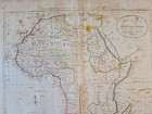 Africa According To The Best Authorities 1795 Carey Guthrie Map Outline Color