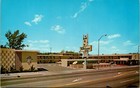 Vtg Postcard Chrome Reno Travel Lodge Nevada Color Tv Heated Pool Walk Casinos