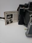Vintage Polaroid Automatic 100 Land Camera Untested With Cover And Manual