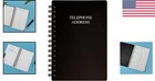 Black Telephone Address Book With A-z Tabs  130 Pages For Contacts   Birthdays