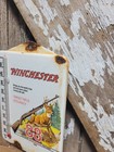 Vintage Winchester Porcelain Sign Metal Thermometer Gun Rifle Hunting Ammunition