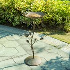 29 9 h Cast Iron Bird Baths For Outdoors Vintage Pedestal With Statues Metal