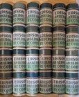 24 Empty Original Green Amberol Edison Cylinder Record Boxes -no Records Or Lids