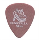 Dunlop Guitar Picks 72 Pack Gator Grip  58mm 417r 58 Thin