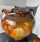 Antique Xl Weller Louwelsa Jardiniere Pottery Approx 10    Wide X 11    Tall