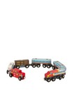 Wooden Train Cars Set