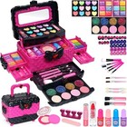 Kids Makeup Kit For Girl - Little Girls Real Make Up Set Washable Makeup Toy