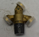 Caleffi 5200 L-pattern Thermostatic Mixing Valve 150 Psi Max 520060 1-1 4 