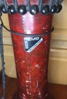 Remo Klong Yaw 12    Hand Drum Red W strap Will Need A New Head