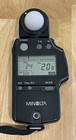 W  Case Minolta Auto Meter Iv F Digital Exposure Light Meter From Japan Tested 