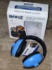Banz Infant Toddler 0-2 Yrs Hearing Protection Earmuffs Concerts Sports Lt  Blue