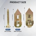 100pack Self Drilling Drywall Anchors With Screws  Suitable For Tv  Cabinets  Sh