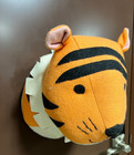 Plush Wall Hanging Decor Of Deer   Tiger From Target   Rhino Unbranded
