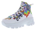 Skechers Hi Ryze Drippy Boot Leather Womens Shoes Size 6  Color 
